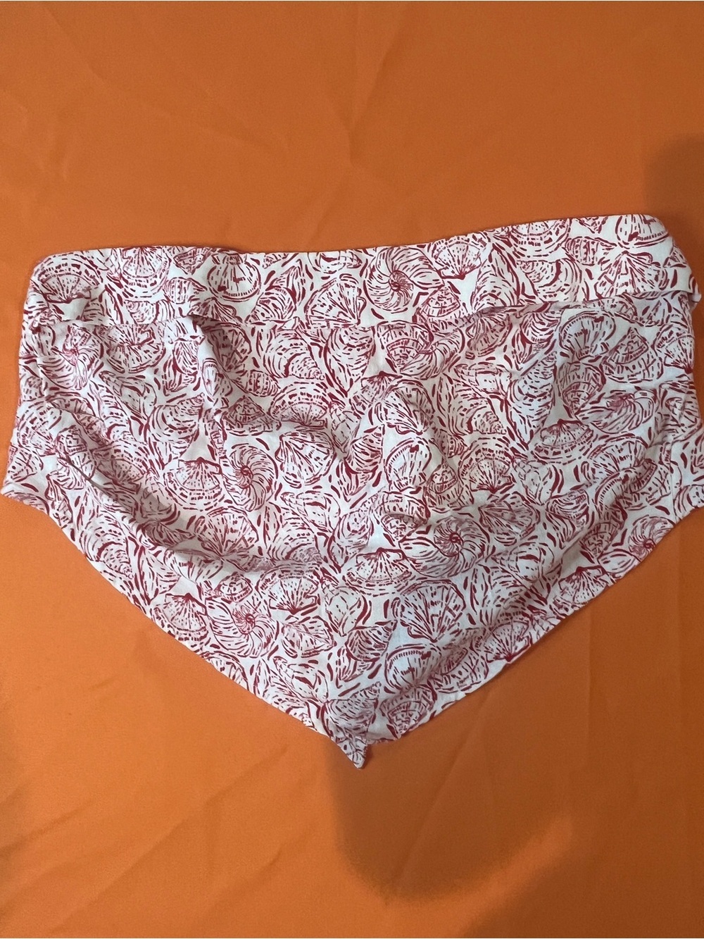 a new day White Crop Top with Red Floral Print